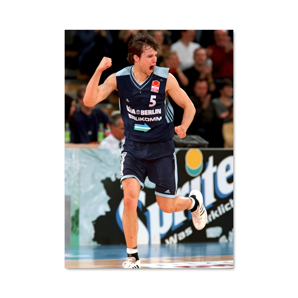 Poster En Piste avec Alba – affiche Basketball